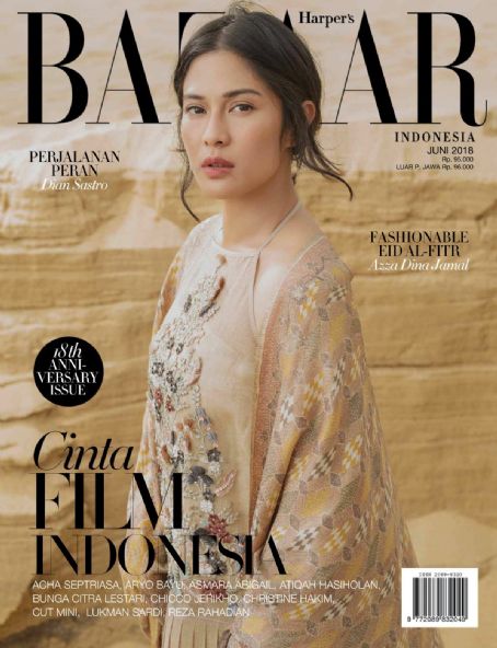 Dian Sastrowardoyo - Harper's Bazaar Magazine Cover [Indonesia] (June 2018)