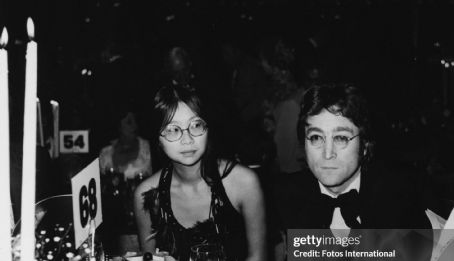 March 13, 1974 John Lennon and May Pang at the AFI Life Achievement ...