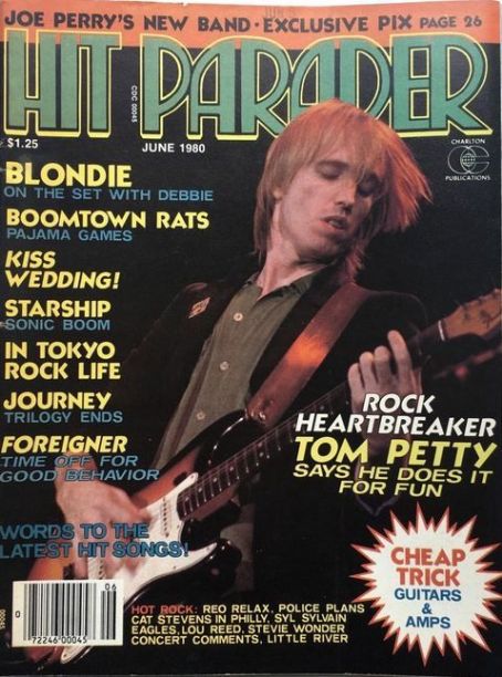 Tom Petty, Hit Parader Magazine June 1980 Cover Photo - United States