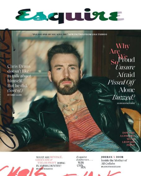 Chris Evans - Esquire Magazine Cover [United States] (May 2020)