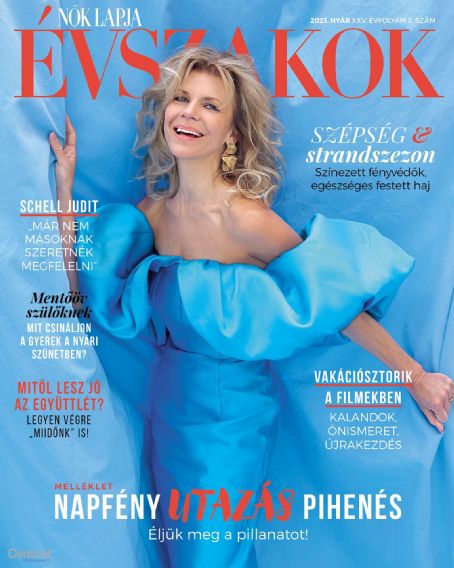 Judit Schell Nok Lapja Evszakok Magazine June 2023 Cover Photo Hungary 0342