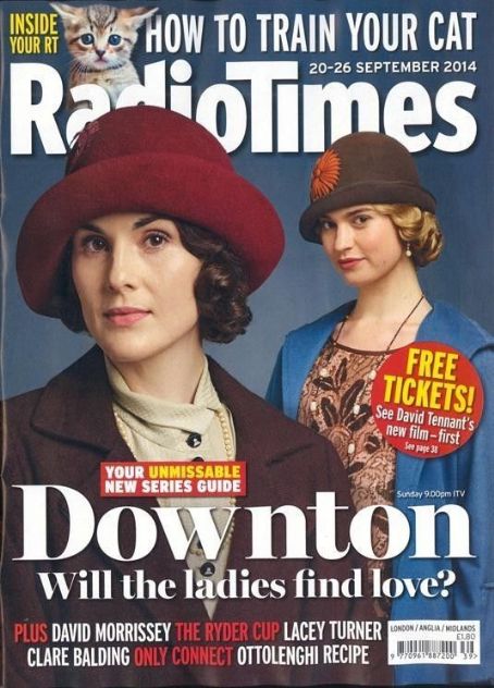 Michelle Dockery, Downton Abbey, Lily James, Radio Times Magazine 20