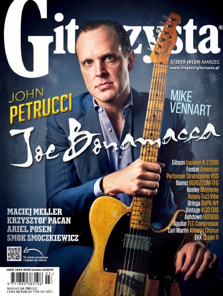 Joe Bonamassa, Gitarzysta Magazine March 2019 Cover Photo - Poland