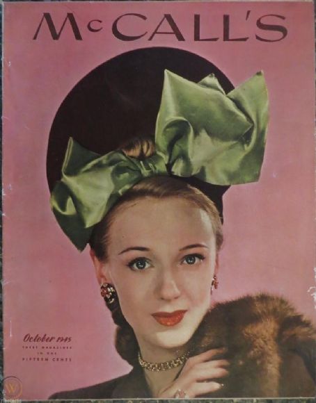 McCall's Magazine October 1945 Cover Photo - United States