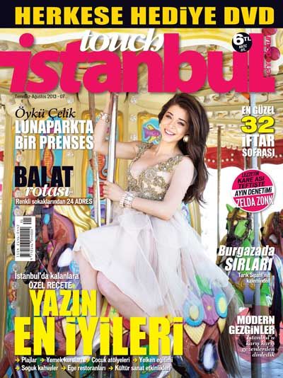 Oyku Celik Touch Istanbul Magazine August 2013 Cover Photo Turkey