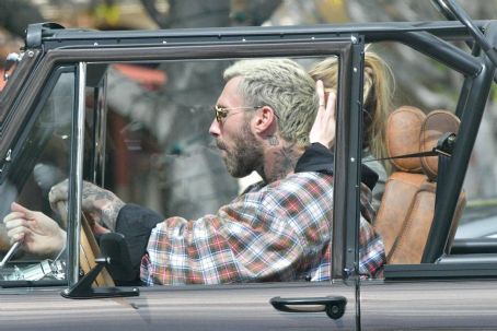 Behati Prinsloo – Steps out with Adam Levine in Montecito