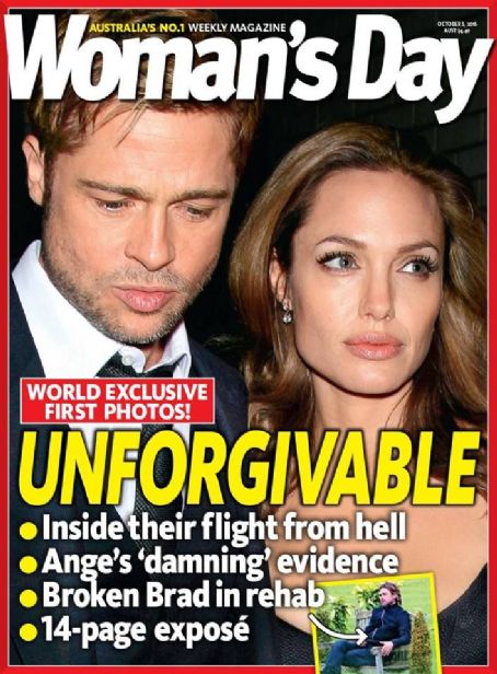 Angelina Jolie, Brad Pitt, Angelina Jolie and Brad Pitt, Woman's Day ...