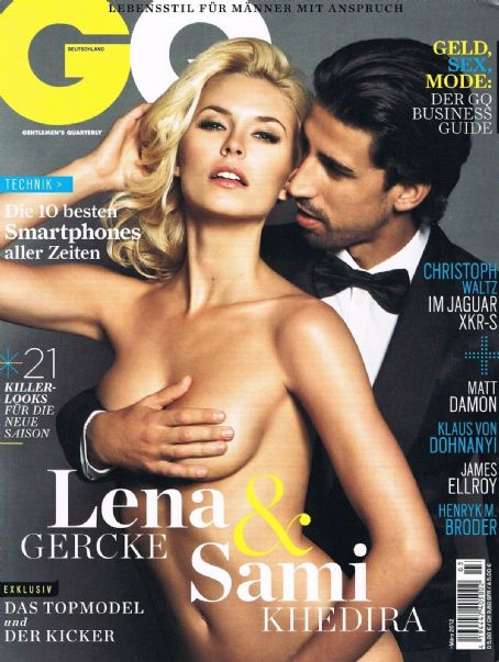 Sami Khedira, Lena Gercke - GQ Magazine Cover [Germany] (March 2012)