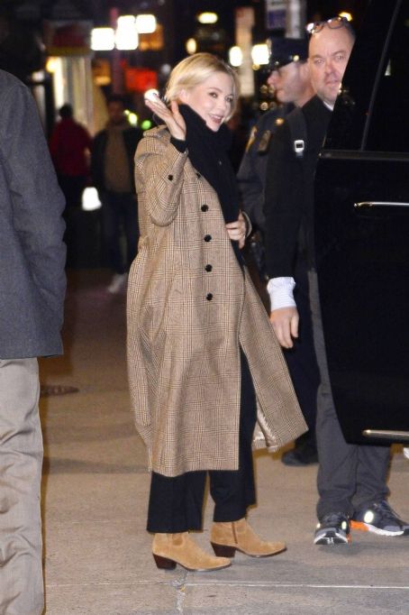 Michelle Williams – Seen after The Late Show With Stephen Colbert in New York
