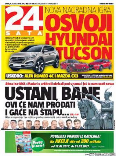 Josip Jelačić - 24 Sata Magazine Cover [Croatia] (14 January 2017)