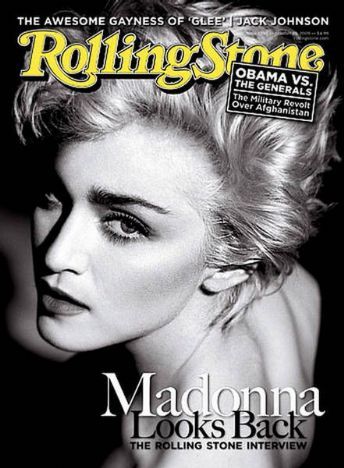 Madonna, Herb Ritts, Rolling Stone Magazine 29 October 2009 Cover Photo ...