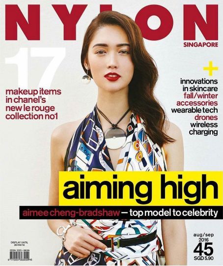Aimee Cheng-Bradshaw, Nylon Magazine August 2016 Cover Photo - Singapore