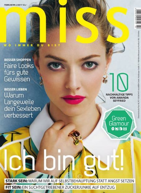 Amanda Seyfried, Miss Magazine February 2017 Cover Photo - Austria