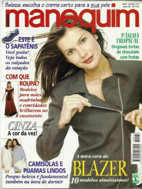 Manequim Magazine April 1999 Cover Photo - Brazil