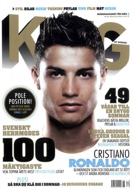 Cristiano Ronaldo, King Magazine June 2010 Cover Photo - Sweden
