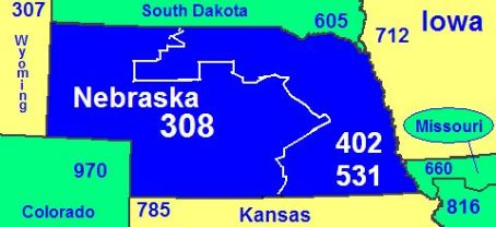 Area code 308