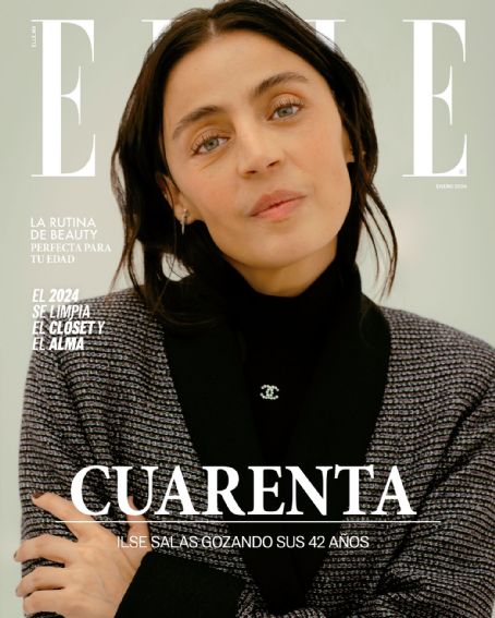 Natalia Solián, Elle Magazine January 2024 Cover Photo - Mexico