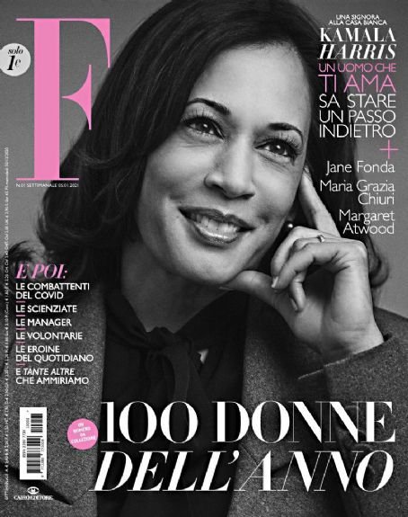 Kamala Harris, F Magazine Magazine 05 January 2021 Cover Photo - Italy