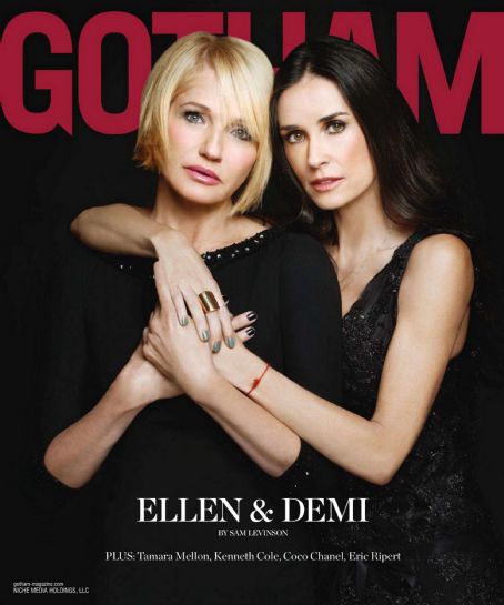 Demi Moore, Ellen Barkin - Gotham Magazine Cover [United States] (November 2011)