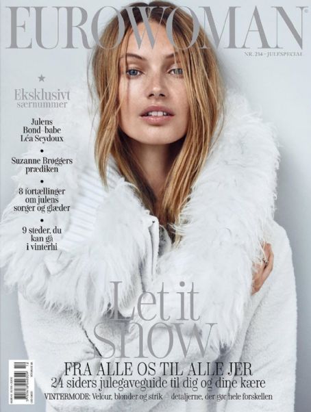 Mona Johannesson, Eurowoman Magazine December 2015 Cover Photo - Denmark