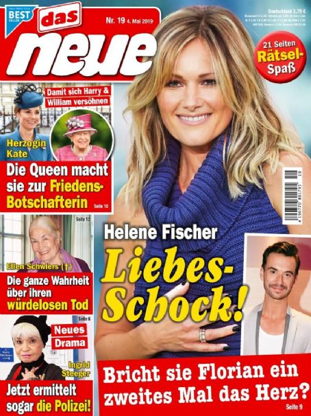 Helene Fischer, Das Neue Magazine 04 May 2019 Cover Photo - Germany