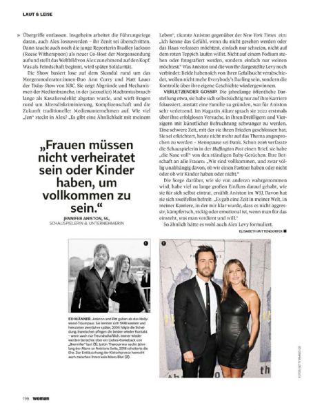 Jennifer Aniston - Woman Magazine Pictorial [Austria] (9 November 2023)