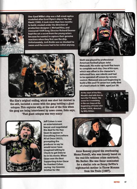 The Goonies - Yours Retro Magazine Pictorial [United Kingdom] (April 2025)