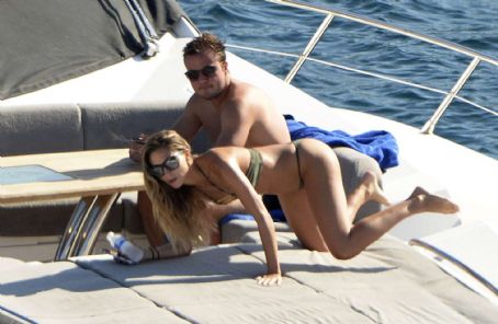 Ann-Kathrin Brommel – Hot in a bikini while on a yacht in Mallorca
