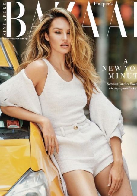 Candice Swanepoel - Harper's Bazaar Magazine Cover [Singapore] (September 2020)