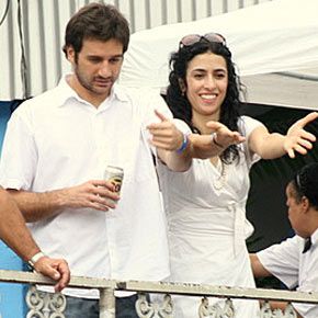 Marisa Monte and Diogo Pires Goncalves
