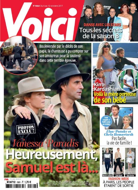 Vanessa Paradis Samuel Benchetrit Vanessa Paradis And Samuel Benchetrit Voici Magazine 06 October 17 Cover Photo France