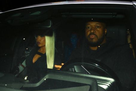 Kim Kardashian – Arrives at Kendall Jenner’s 818 Tequila Halloween party as Mystique from X-Men