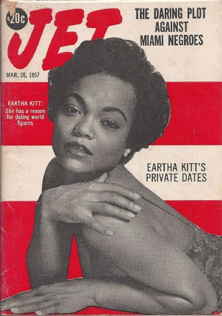 Eartha Kitt, Jet Magazine 28 March 1957 Cover Photo - United States