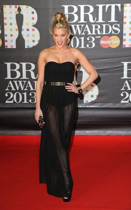 Ashley Roberts: showed up at the 2013 BRIT Awards